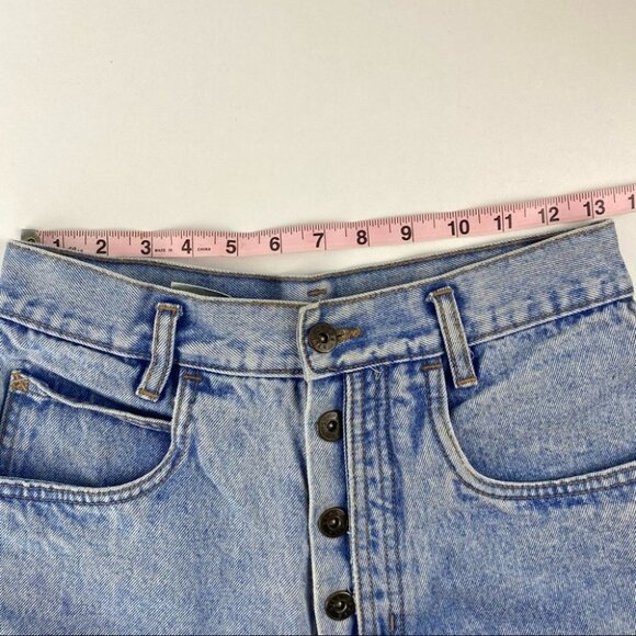 Vintage Bill‎ Blass High-Waist Distress Shorts size 10 - Picture 11 of 11